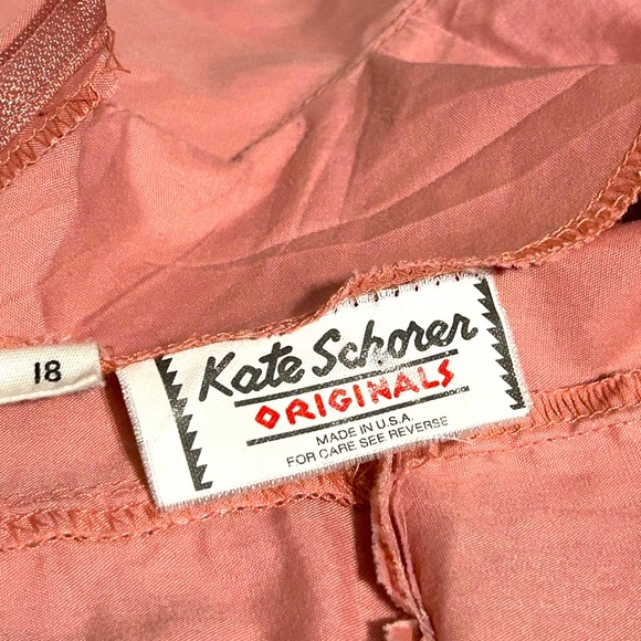 Vintage 1970’s Kate Schorer Originals Women’s Pink Square Dancing Dress Size 18 - Picture 8 of 8